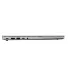 Left side view of closed ASUS VivoBook S14 S3407VA laptop highlighting multiple ports and slim metallic profile.