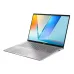 Front view of ASUS Vivobook S16 S3607CA OLED Laptop open with full keyboard, numeric keypad, and vibrant display.
