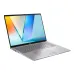 Front view of ASUS Vivobook S16 S3607CA OLED Laptop open with vivid gradient display and slim silver keyboard.