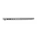 Left side view of ASUS Vivobook S16 S3607CA OLED Laptop closed showing slim profile and multiple connectivity ports.