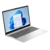 Front view of HP 15-fc0634AU Laptop with Windows 11 Start menu open on silver body and black bezel display.