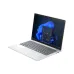 Front view of HP EliteBook 8 G1i Laptop open with Windows 11 Start menu displayed on sleek silver design.