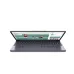 Lenovo IdeaPad Slim 3 15IWC11 Core 7 partially open showing soccer digital art.