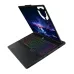 Lenovo Legion Pro 5 16IAX10 Core Ultra 7 angled view with vivid lightning wallpaper.