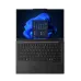 Top view of Lenovo ThinkPad X1 Carbon Gen 13 Aura Edition Laptop showing Windows 11 desktop and red TrackPoint keyboard.