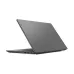Rear-left angled view of the Lenovo V15 Gen 4 Laptop partially open with HDMI and USB ports visible on matte gray chassis.