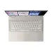 Top-down view of the Lenovo Yoga 7 2-in-1 14ILL10 Laptop with open screen and full keyboard layout in silver finish.