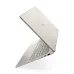 Angled side view of the Lenovo Yoga 7 2-in-1 14ILL10 Laptop showing ports, hinge, and partially open screen with sleek design.