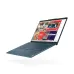 Floating front view of the Lenovo Yoga 7 2-in-1 14IML9 Laptop with thin bezels and vibrant website displayed onscreen.