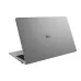 Back angled view of the open silver-grey Tecno MEGABOOK K16S laptop with a TECNO logo on the lid.