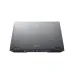Sleek gaming laptop rear view with cooling vents and ports, showcasing modern design and durable build quality