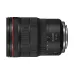 Side view of Canon RF 15-35mm f/2.8 L IS USM Lens showing zoom ring and AF/MF switch on sleek L-series barrel.