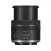 Compact design view of Canon RF 24-50mm f/4.5-6.3 IS STM Lens with textured grip rings and AF/MF switch.