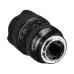 Rear view of Sigma 14-24mm f/2.8 DG DN Lens showing mount, AF/MF switch, AFL button, and focus scale for precision control.