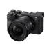Side view of Sony FE 16mm f/1.8 G ultra-wide prime lens showing physical aperture ring and model designation badge