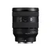 Side view of Sony FE 20-70mm f/4 G lens displaying G logo, AF/MF switch, iris lock, and physical aperture ring