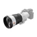 Side view of the Sony FE 300mm f/2.8 GM OSS Lens mounted on a Sony camera, showing tripod collar and G Master branding.