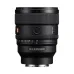 Close-up of the Sony FE 85mm f/1.4 GM II Lens showing f/1.4–f/16 aperture ring, focus hold button, and G Master logo.