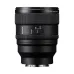 Angled side view of the Sony FE 85mm f/1.4 GM II Lens showing aperture ring and CLICK ON/OFF switch near the mount.