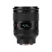 Side view of Viltrox LAB AF 35mm f/1.2 FE lens standing vertically with digital display screen and LAB series badge