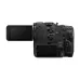 Top view of Canon EOS C80 6K Full-Frame RF Mount Cinema Camera showing controls and LCD screen.