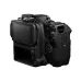 Rear angled view of Canon EOS C80 6K Full-Frame RF Mount Cinema Camera with display and grip visible.