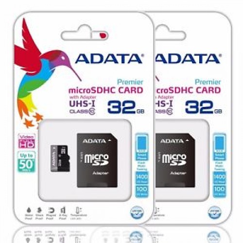 Adata 32GB Micro SD Class-10 (SDHC-UHS-I) Memory Card With Adapter