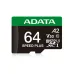Adata SPEED PLUS 64GB UHS-I U3 V30 Class 10 microSDXC Card Close front View