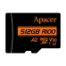 Apacer R100 MicroSDXC UHS-I U3 V30 A2 512GB Class-10 Memory Card with Adapter
