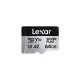Lexar Professional SILVER PLUS 64GB microSDXC UHS-I Memory Card
