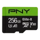 PNY Elite-X 256GB Class 10 U3 V30 microSDXC Memory Card