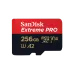 Sandisk Extreme PRO 256GB 200mbps MicroSDXC UHS-I Memory Card With Adapter (SDSQXCD-256G-GN6MA)