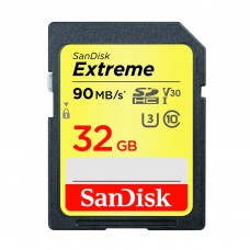 SanDisk Extreme 32GB 90mbps SDHC UHS-I Memory Card (SDSDXVE-032G-GNCIN)