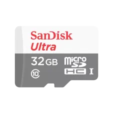 SanDisk Ultra 32GB Class-10 100mbps Micro SDHC UHS-I Memory Card (SDSQUNR-032G-GN3MN)