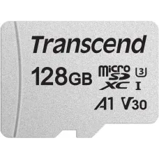 Transcend 128GB MicroSDXC/SDHC 300S Class 10 Memory Card (TS128GUSD300S)