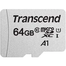 Transcend 64GB MicroSDXC/SDHC 300S Class 10 Memory Card (TS64GUSD300S)