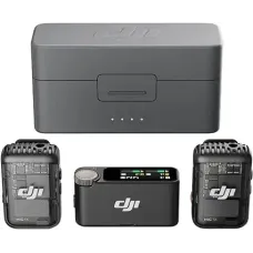 DJI Mic 2 (2 TX + 1 RX + Charging Case) Dual-channel Wireless Microphone