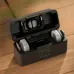 Angled view of DJI Mic Mini 2 (2 TX + 1 RX + Charging Case) seated in charging case with transmitters and receiver docked on table Provide your feedback on BizChat
