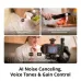 DJI Mic Mini 2S (2 TX + 1 RX + Charging Case) feature graphic highlighting AI noise cancellation and voice tone control.
