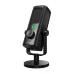 FIFINE Profile3 USB Microphone with cardioid condenser design, gain knob, LED indicator, and desktop stand.