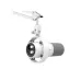 FIFINE AmpliTank K688CT microphone with mesh front, USB and XLR ports, mounted on white boom arm for recording.