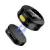 Hoco L22 Wireless Lavalier Microphone, close-up view of transmitter and receiver with indicator lights visible