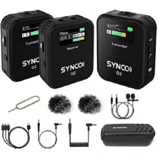 SYNCO G2 (A2) 2.4GHz Dual Wireless Lavalier Microphone System