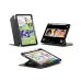 Multi-angle display of the black ESR Flip Magnetic Case with Pencil Holder For iPad Air 4/5/ 11