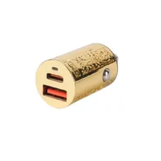 Hoco DZ22 30W Metal Dual Port Mini Car Charger