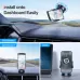 Joyroom JR-ZS284 Car Phone Holder, installation overview showing dashboard mounting method and adjustable holder design