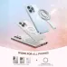 Joyroom JR-ZS425 Magnetic Phone Holder, front view showing magnetic ring stand attached to smartphone back