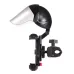 JOYROOM JR-ZS526 Motorcycle Phone Holder, side view highlighting adjustable arm and handlebar mounting bracket