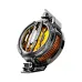 Black Memo CX07 15W magnetic phone cooler with a metallic circular grill, clips, and internal LED fan light.