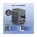 Micropack MTA-535 35W 5 Port Universal Travel Adapter